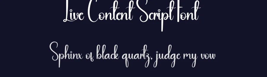 Live Content Script Font by andikastudio — Script Handwritten Font — thumbnail 2