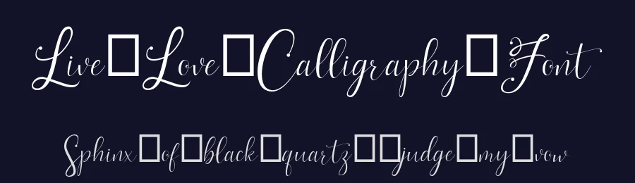 Live Love Calligraphy Font by yontype — Script Handwritten Font — thumbnail 2