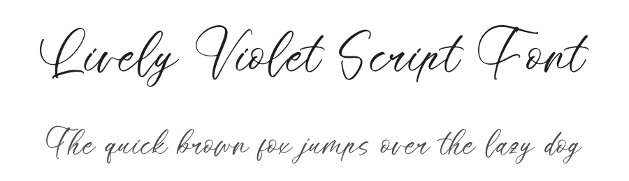 Lively Violet Script Font by Operatype.Co — Script Handwritten Font