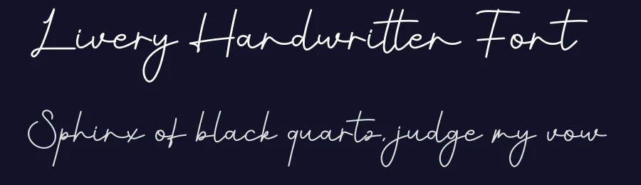 Livery Handwritten Font by creativeletter — Script Handwritten Font — thumbnail 2
