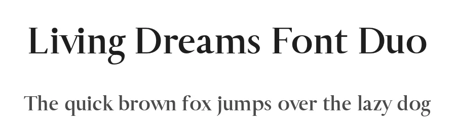 Living Dreams Font Duo by AndrewPixel — Serif Font
