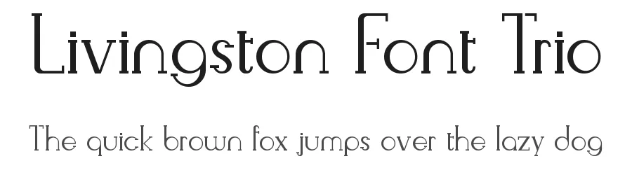 Livingston Font Trio by edricstudio — Script Handwritten Font