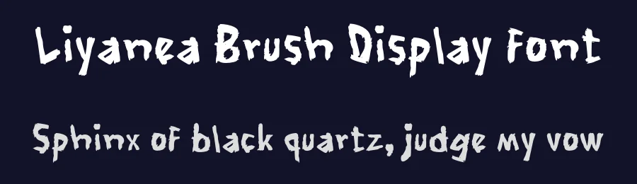 Liyanea Brush Display Font by Mei Suseno — Decorative Font — thumbnail 2