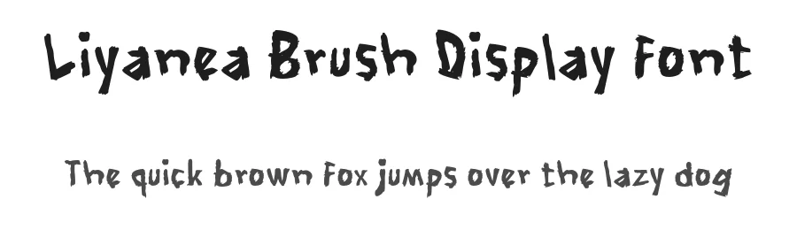 Liyanea Brush Display Font by Mei Suseno — Decorative Font