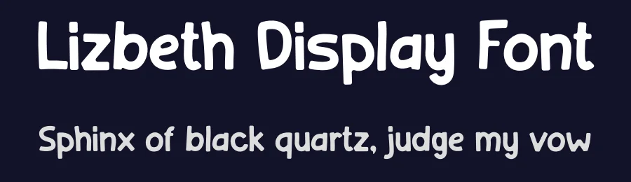 Lizbeth Display Font by Aivos Dreams — Display Font — thumbnail 2