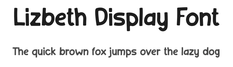 Lizbeth Display Font by Aivos Dreams — Display Font