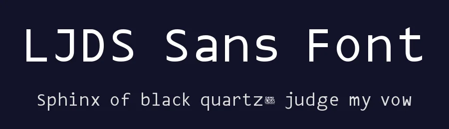 LJDS Sans Font by LJ-Design Studios — Sans Serif Font — thumbnail 2