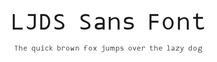 LJDS Sans Font by LJ-Design Studios — Sans Serif Font