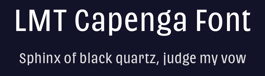 LMT Capenga Font by Lamatype — Decorative Font — thumbnail 2