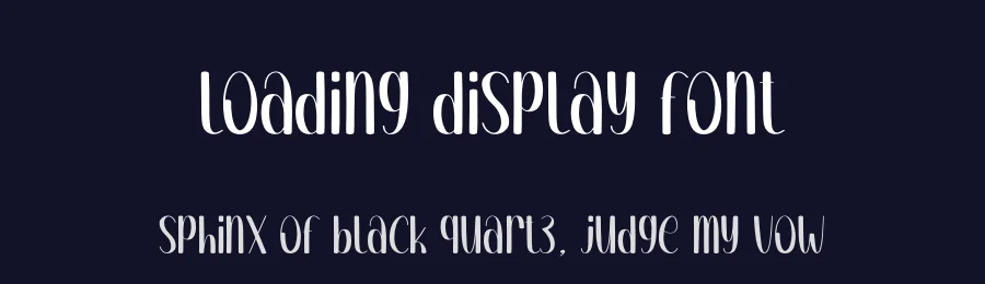 Loading Display Font by andikastudio — Display Font — thumbnail 2