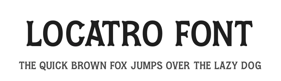 Locatro Font by timelesstype.co — Display Font