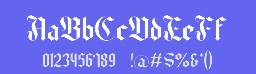 Locinse || Modern Blackletter Display Font by ErmediaStudio — Blackletter Font — thumbnail 3
