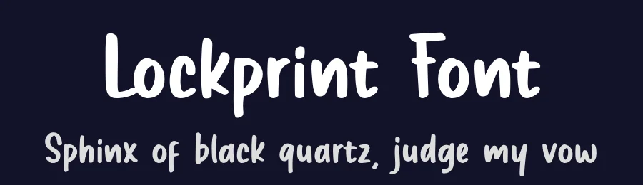 Lockprint Font by Creavibes Design — Script Handwritten Font — thumbnail 2