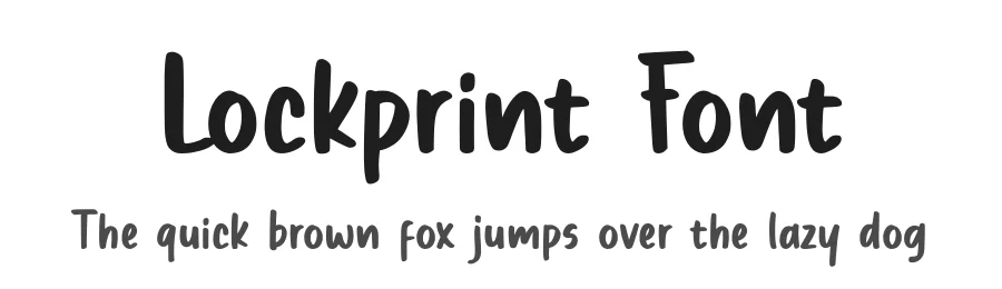 Lockprint Font by Creavibes Design — Script Handwritten Font
