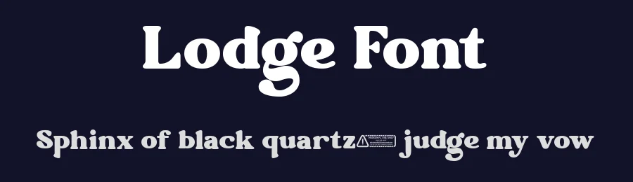 Lodge Font by Sohel Studio — Decorative Font — thumbnail 2