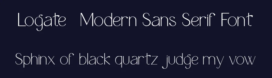 Logate – Modern Sans Serif Font by Fontliner — Serif Font — thumbnail 2