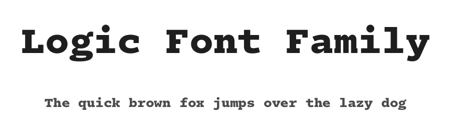 Logic Font Family by Jeremy Mickel — Sans Serif Font