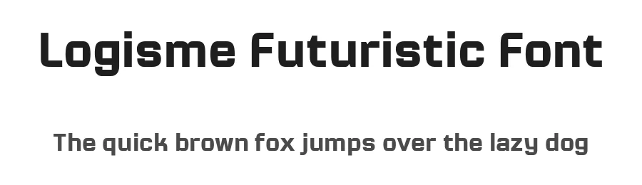 Logisme Futuristic Font by HolisFonts Typestudio โ Display Font