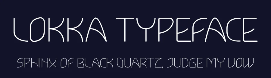 Lokka Typeface by Evita Vilaka — Sans Serif Font — thumbnail 2