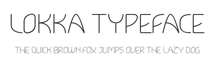 Lokka Typeface by Evita Vilaka — Sans Serif Font