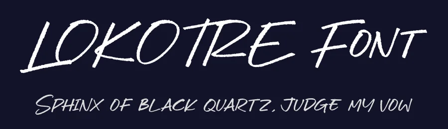LOKOTRE Font by glorytype — Script Handwritten Font — thumbnail 2