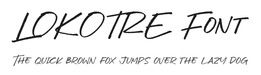 LOKOTRE Font by glorytype — Script Handwritten Font