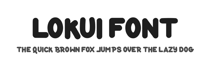 Lokui Font by futuristypestudio — Display Font