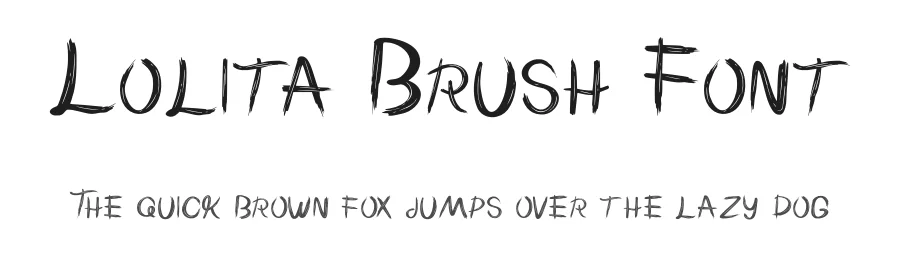 Lolita Brush Font by imamfathoni0 โ Script Handwritten Font
