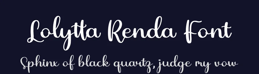Lolytta Renda Font by perspectype — Script Handwritten Font — thumbnail 2