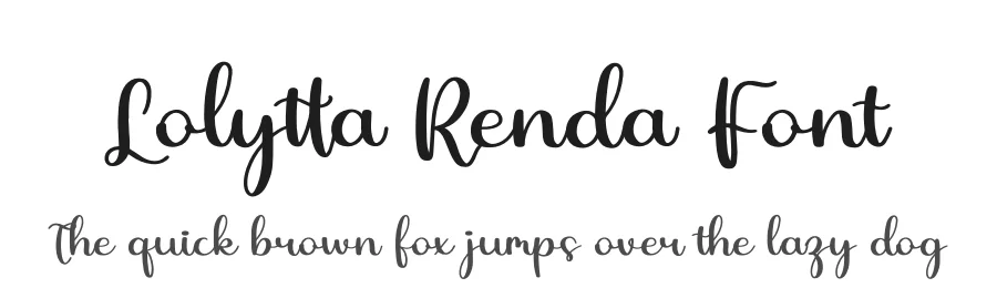 Lolytta Renda Font by perspectype — Script Handwritten Font