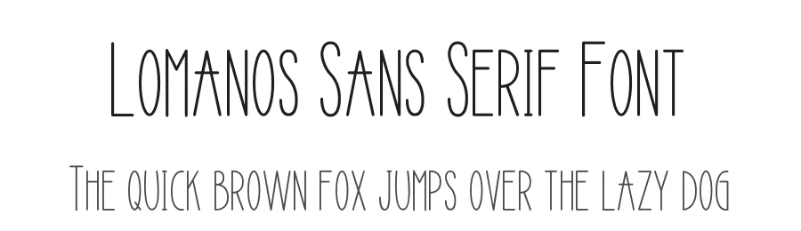 Lomanos Sans Serif Font by jadatype — Sans Serif Font