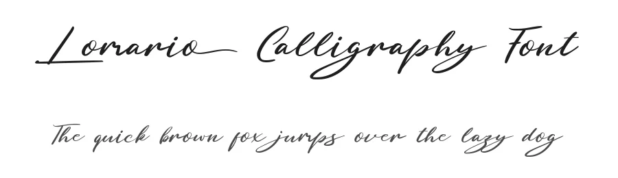 Lomario Calligraphy Font by RaisProject — Script Handwritten Font