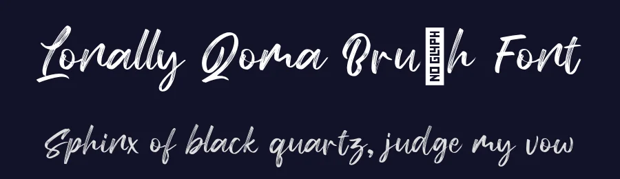 Lonally Qoma Brush Font by alit design — Script Handwritten Font — thumbnail 2