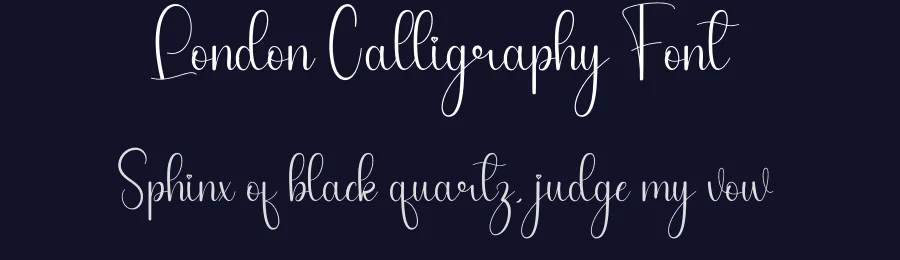 London Calligraphy Font by andikastudio — Script Handwritten Font — thumbnail 2