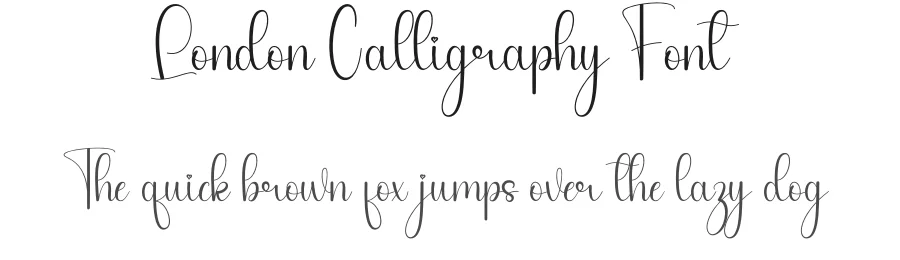 London Calligraphy Font by andikastudio — Script Handwritten Font