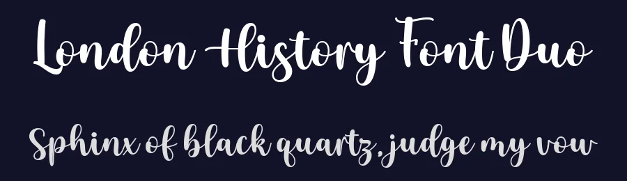 London History Font Duo by Attract Studio — Script Handwritten Font — thumbnail 2