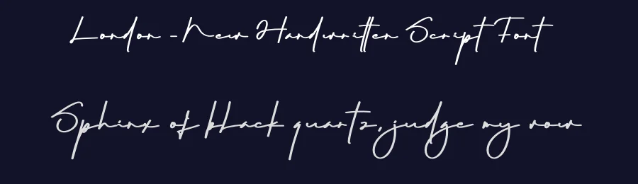 London – New Handwritten Script Font by andikastudio — Script Handwritten Font — thumbnail 2