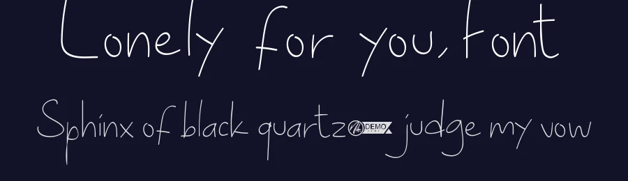 Lonely For You Font by nihstudio — Display Font — thumbnail 2