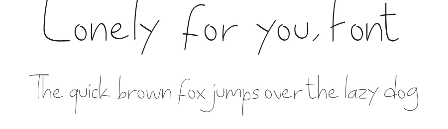 Lonely For You Font by nihstudio — Display Font