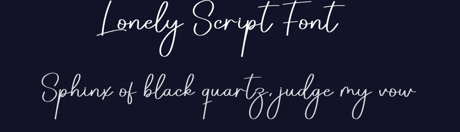 Lonely Script Font by creativeletter — Script Handwritten Font — thumbnail 2
