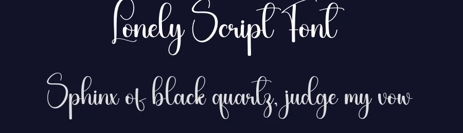 Lonely Script Font by creativeletter — Script Handwritten Font — thumbnail 2
