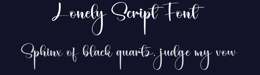 Lonely Script Font by creativeletter — Script Handwritten Font — thumbnail 2