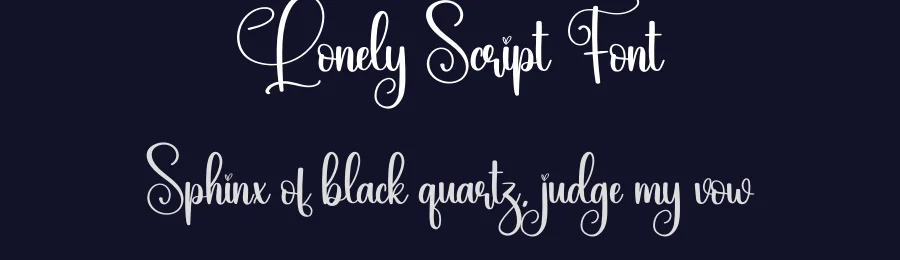 Lonely Script Font by creativeletter — Script Handwritten Font — thumbnail 2