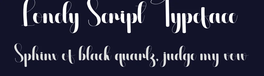 Lonely Script Typeface by andikastudio — Script Handwritten Font — thumbnail 2