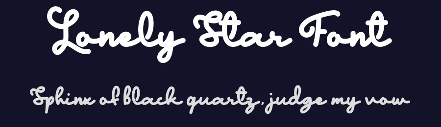 Lonely Star Font by Heloyud — Script Handwritten Font — thumbnail 2