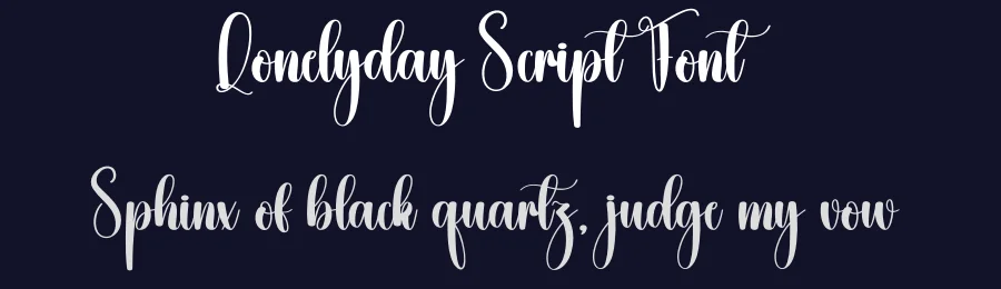Lonelyday Script Font by creativeletter — Script Handwritten Font — thumbnail 2