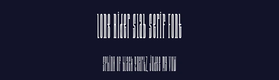 Long Rider Slab Serif Font by Wing's Art Studio — Slab Serif Font — thumbnail 2