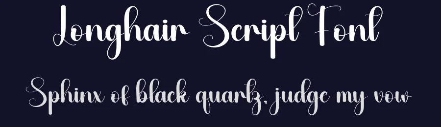 Longhair Script Font by creativeletter — Script Handwritten Font — thumbnail 2