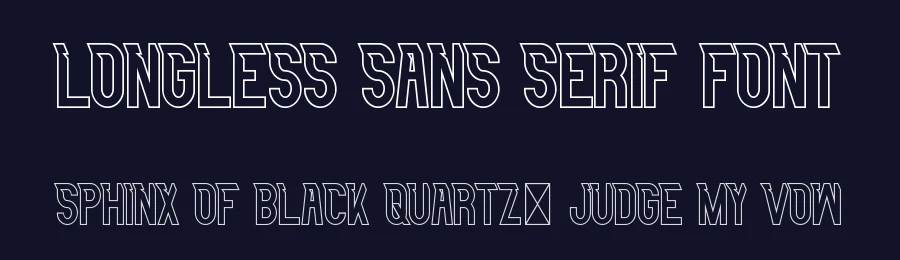 Longless Sans Serif Font by RaisProject — Sans Serif Font — thumbnail 2