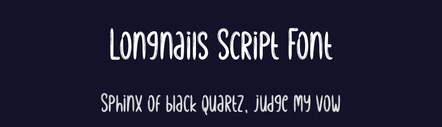 Longnails Script Font by creativeletter — Script Handwritten Font — thumbnail 2